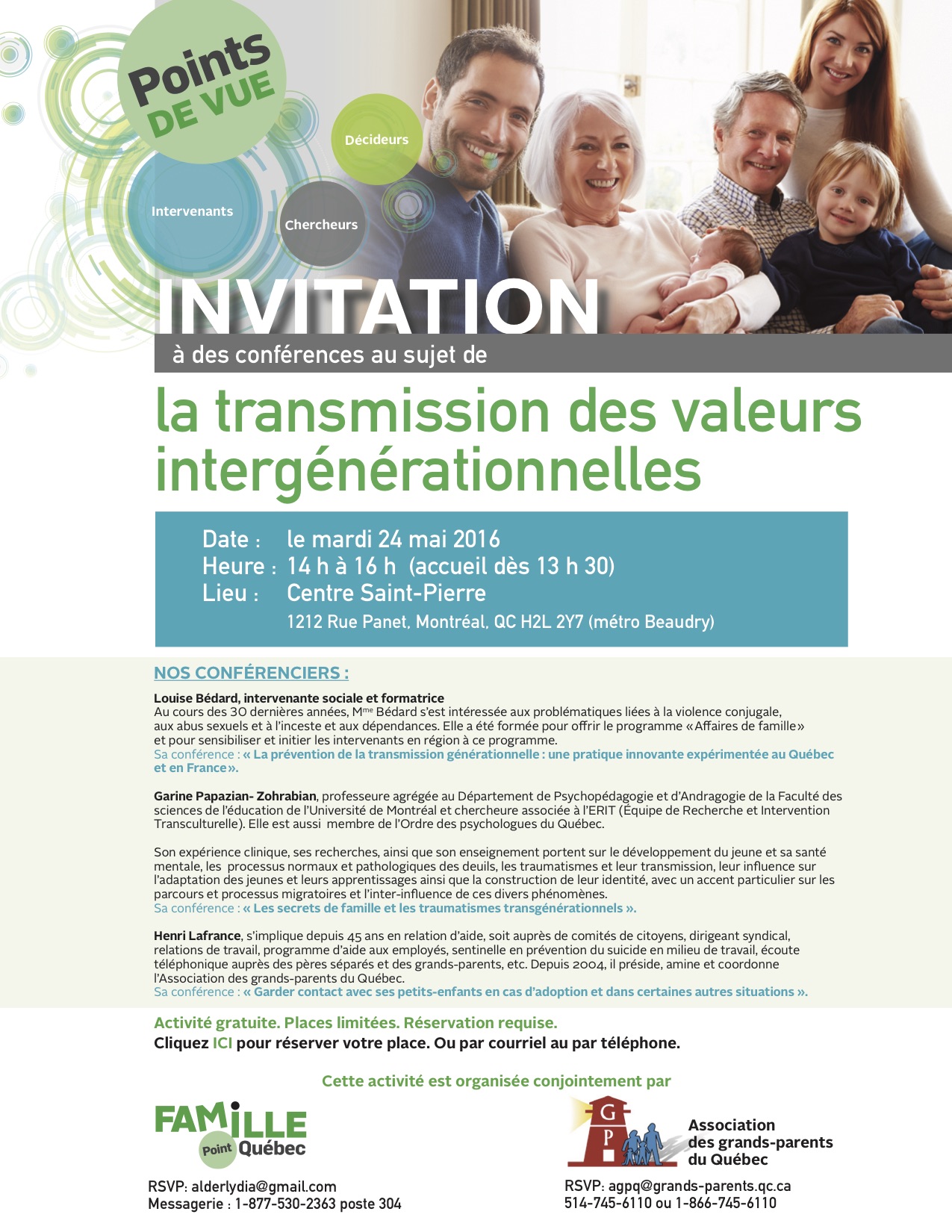 rencontre centre du qubec